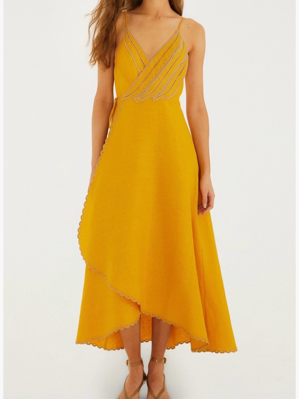 FARM Rio Banana Stunning Wrap Dress